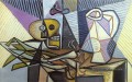 Poireaux grue et pichet 4 1945 cubisme Pablo Picasso